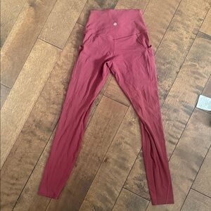 lululemon athletica Red Leggings